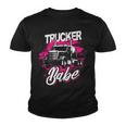 Trucker Trucker Babe Female Truck Driver Woman Trucker Youth T-shirt