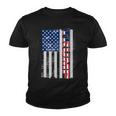 Trump Distressed Usa Flag Youth T-shirt