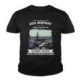 Uss Midway Cvb 41 Cva 41 Cv Youth T-shirt