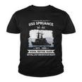 Uss Spruance Dd Youth T-shirt