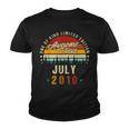 Vintage 12Th Birthday Awesome Since July 2010 Epic Legend Youth T-shirt
