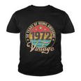 Vintage 1972 Birthday 50 Years Of Being Awesome Emblem Youth T-shirt