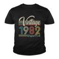 Vintage 1982 Original Parts 40Th Birthday Youth T-shirt