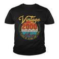 Vintage 2000 Quarantine Edition 21 Years Of Being Awesome Birthday Youth T-shirt