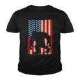 Vintage Bigfoot American Flag Tshirt Youth T-shirt