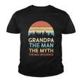 Vintage Grandpa Man Myth The Bad Influence Tshirt Youth T-shirt