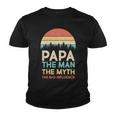 Vintage Papa Man Myth The Bad Influence Tshirt Youth T-shirt