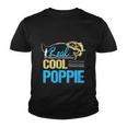 Vintage Reel Cool Poppie Fishing Daddy Youth T-shirt