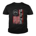 We The People 1776 Distressed Usa American Flag Youth T-shirt