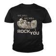 We Will Rock You Presidents MtRushmore Tshirt Youth T-shirt