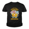 Weekend Forecast Poker With A Chance Of Drinking Youth T-shirt