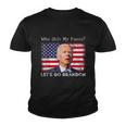 Who Shit My Pants Funny Anti Joe Biden Funny Meme Youth T-shirt