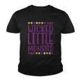 Wicked Little Monster Halloween Quote Youth T-shirt