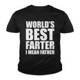 Worlds Best Farter I Mean Father Funny Dad Logo Tshirt Youth T-shirt