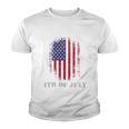 4Th Of July Usa Flag Vintage Distressed Independence Day Great Gift Youth T-shirt