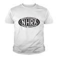 Nhra Championship Drag Racing Black Oval Logo Youth T-shirt