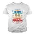 The Man Myth Legend 1942 Aged Perfectly 80Th Birthday Youth T-shirt