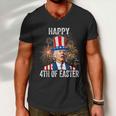 4Th Of Easter Funny Happy 4Th Of July Anti Joe Biden Men V-Neck Tshirt