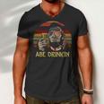 Abe Drinkin V2 Men V-Neck Tshirt