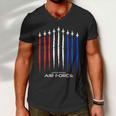 Air Force Us Veterans 4Th Of July Great Gift American Flag Meaningful Gift Men V-Neck Tshirt