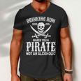 Alcoholic Pirate Men V-Neck Tshirt