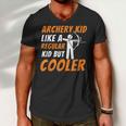 Archery Kid Like A Regular Kid But Cooler - Funny Archer Men V-Neck Tshirt