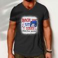Back Up Terry Put It In Reverse 4Th Of July American Flag Men V-Neck Tshirt