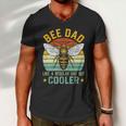 Bee Dad Honey Beekeeper Funny Beekeeping Fathers Day Gift Men V-Neck Tshirt