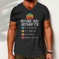 Before You Bother Me Funny Tech Support Funny Gift Techies Day Gift Graphic Design Printed Casual Daily Basic Men V-Neck Tshirt
