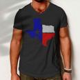 Big Texas Flag Vintage Tshirt Men V-Neck Tshirt