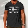 Black Guns Matter Ar-15 2Nd Amendment Tshirt Men V-Neck Tshirt