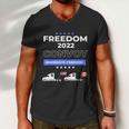 Canadian Truckers Freedom Over Fear No Mandates Convoy Men V-Neck Tshirt