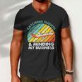 Catching Flights & Minding My Business Vintage V2 Men V-Neck Tshirt