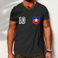 Chile Soccer La Roja Jersey Number Men V-Neck Tshirt