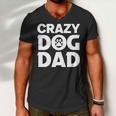Crazy Dog Dad V2 Men V-Neck Tshirt