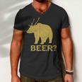 Deer Bear Beer Moose Elk Hunting Funny Tshirt Men V-Neck Tshirt
