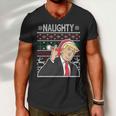 Donald Trump Naughty Ugly Christmas Men V-Neck Tshirt