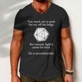 Dungeons And Dragons Shirt D20 Roll Funny Tshirt Men V-Neck Tshirt