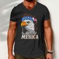 Eagle Mullet 4Th Of July Cool Gift Usa American Flag Merica Gift Men V-Neck Tshirt