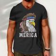 Eagle Mullet 4Th Of July Usa American Flag Merica Gift V5 Men V-Neck Tshirt