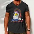 Eagle Mullet Merica 4Th Of July Usa American Flag Patriotic Gift Men V-Neck Tshirt