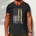 Electrician American Flag Usa Men V-Neck Tshirt