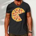 Family Matching Pizza With Missing Slice Parents Tshirt Men V-Neck Tshirt