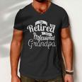 Fathers Day Funny Gift Im Not Retired Im A Professional Grandpa Gift Men V-Neck Tshirt