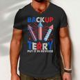 Fouth 4Th Of July Back Up Terry Put It In Reverse Men V-Neck Tshirt