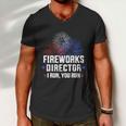 Funny 4Th Of July Fireworks Director I Run You Run V2 Men V-Neck Tshirt