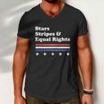 Funny 4Th Of July Stars Stripes And Equal Rights Men V-Neck Tshirt