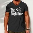 Funny Dog Father The Dogfather Tshirt Men V-Neck Tshirt