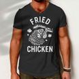 Funny Fried Chicken Smoking Joint Men V-Neck Tshirt