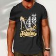 Funny Gift 40 Fabulous 40 Years Gift 40Th Birthday Diamond Crown Shoes Gift V2 Men V-Neck Tshirt